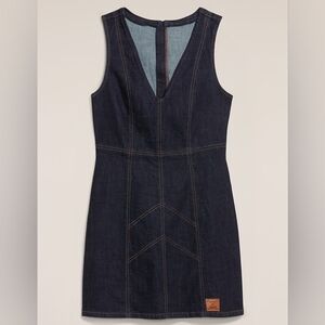 Old Navy x Anna Sui Dark Blue Denim Dress Medium